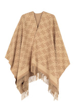 Load image into Gallery viewer, Jacquard wool cape
