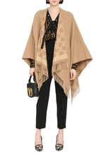 Load image into Gallery viewer, Jacquard wool cape

