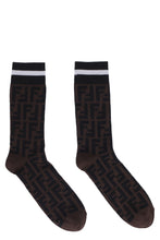 Load image into Gallery viewer, Cotton jacquard knee-high socks
