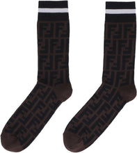 Load image into Gallery viewer, Cotton jacquard knee-high socks
