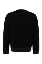Load image into Gallery viewer, Cotton crew-neck sweatshirt with logo
