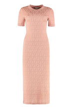 Load image into Gallery viewer, Jacquard knit midi-dress
