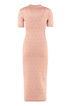 Load image into Gallery viewer, Jacquard knit midi-dress
