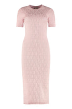 Load image into Gallery viewer, Jacquard knit midi-dress
