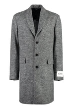 Load image into Gallery viewer, Single-breasted wool coat

