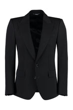 Load image into Gallery viewer, Single-breasted virgin wool jacket
