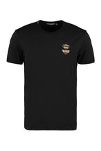 Load image into Gallery viewer, Decorative inserts crew-neck t-shirt

