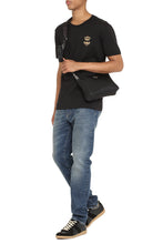 Load image into Gallery viewer, Decorative inserts crew-neck t-shirt

