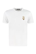 Load image into Gallery viewer, Decorative inserts crew-neck t-shirt
