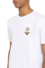 Load image into Gallery viewer, Decorative inserts crew-neck t-shirt

