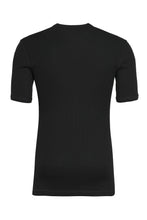 Load image into Gallery viewer, Ribbed cotton crew-neck T-shirt
