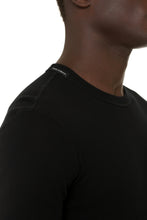 Load image into Gallery viewer, Ribbed cotton crew-neck T-shirt

