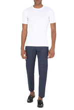 Load image into Gallery viewer, Ribbed cotton crew-neck t-shirt
