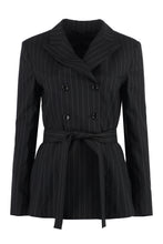 Load image into Gallery viewer, Gabbia Double-breasted wool blazer
