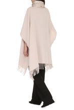 Load image into Gallery viewer, Wool and cashmere blend poncho
