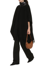 Load image into Gallery viewer, Wool and cashmere blend poncho
