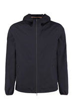 Load image into Gallery viewer, Hooded techno fabric raincoat
