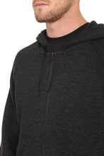 Load image into Gallery viewer, Hooded full-zip sweater
