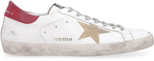 Load image into Gallery viewer, Superstar logo detail leather sneakers
