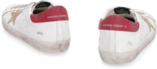Load image into Gallery viewer, Superstar logo detail leather sneakers
