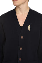 Load image into Gallery viewer, Logo detail cotton cardigan

