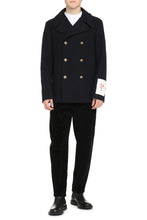 Load image into Gallery viewer, Double-breasted virgin wool  coat
