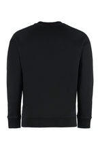 Load image into Gallery viewer, Cotton crew-neck sweatshirt with logo
