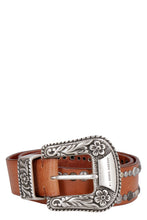 Load image into Gallery viewer, Lace studded leather belt
