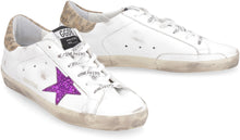 Load image into Gallery viewer, Superstar leather low-top sneakers
