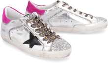 Load image into Gallery viewer, Superstar leather low-top sneakers
