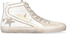 Load image into Gallery viewer, Side Classic leather high-top sneakers
