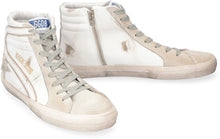 Load image into Gallery viewer, Side Classic leather high-top sneakers
