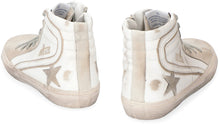 Load image into Gallery viewer, Side Classic leather high-top sneakers
