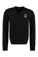 Load image into Gallery viewer, Virgin wool sweater with embroidery
