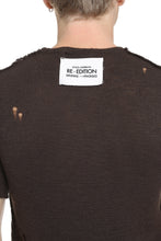Load image into Gallery viewer, Worn-out details knit t-shirt
