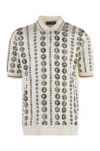 Load image into Gallery viewer, Silk-knit polo shirt
