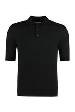 Load image into Gallery viewer, Knitted cotton polo shirt
