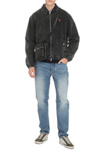Load image into Gallery viewer, Denim bomber jacket
