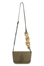 Load image into Gallery viewer, Chain Midi Anchor leather crossbody bag
