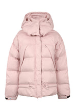 Load image into Gallery viewer, Hooded techno fabric down jacket
