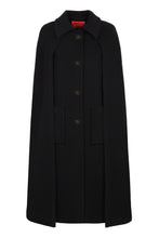 Load image into Gallery viewer, Wool cape coat
