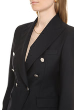 Load image into Gallery viewer, Stretch double-breasted blazer
