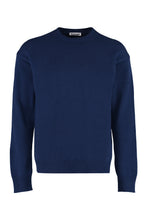 Load image into Gallery viewer, Wool-cashmere blend crew-neck pullover
