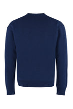 Load image into Gallery viewer, Wool-cashmere blend crew-neck pullover
