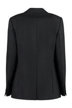 Load image into Gallery viewer, Single-breasted viscose blazer
