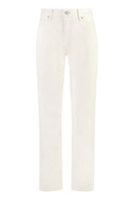 Load image into Gallery viewer, 5-pocket straight-leg jeans
