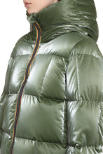 Load image into Gallery viewer, Brielin hooded nylon down jacket
