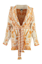 Load image into Gallery viewer, Jacquard knit cardigan
