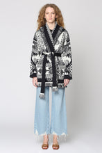 Load image into Gallery viewer, Jacquard knit cardigan
