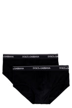 Load image into Gallery viewer, Set of two cotton Brando briefs with elastic band
